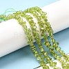 Natural Peridot Beads Strands G-F328-34A-2