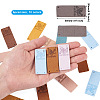 Biyun 60Pcs 10 Colors Microfiber Leather Labels DIY-BY0001-15-3