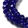 Baking Paint Imitation Jade Glass Bead Strands X-DGLA-A034-J8MM-A33-3