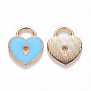 Alloy Enamel Charms X-ENAM-S121-039D-1