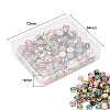 104Pcs 26 Colors Alloy Enamel Beads ENAM-YW0001-75-5