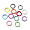 Spray Painted Alloy Spring Gate Ring PALLOY-H131-09-1