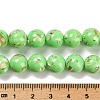 Assembled Synthetic Stone and Trochus Shell Beads Strands G-B128-08D-07-4