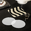4Pcs Round Acrylic Coaster AJEW-LP0006-83-3