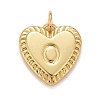 Rack Plating Real 18K Gold Plated Brass Pendants KK-E260-01G-O-1