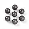 Spray Painted Acrylic Beads MACR-Q154-10mm-N05-1