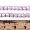 Anti-Tarnish Electroplate Glass Beads Strands EGLA-T021-4mm-15-03-4