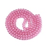 Acrylic Imitation Cat Eye Beads Strands OACR-Q197-01A-13-2