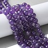 Natural Amethyst Beads Strands LS-G-S031-1-5