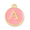 Golden Plated Alloy Enamel Charms LS-ENAM-Q437-14A-1
