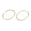 Oval Rack Plating Alloy Pendants PALLOY-T090-01G-B-NR-1