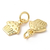Eco-Friendly Rack Plating Brass Charms LS-KK-R143-10G-2