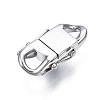 304 Stainless Steel Clasps STAS-S080-02B-P-3