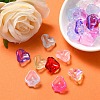 35Pcs Transparent Spray Painted Glass Pendants GLAA-YW0001-62-6