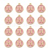Golden Plated Alloy Enamel Charms LS-ENAM-S118-07H-2