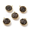 Natural Smoky Quartz Chip Pendants KK-C242-05G-09-2
