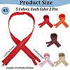 10Pcs 5 Colors Garment Accessories FIND-CY0001-42A-2