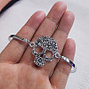 Alloy Skull Link Bangles for Women FS-WGF5789-01-1
