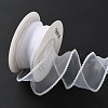 5 Yards ABS Pearl Edged Mesh Ribbon for Bowknot Making OCOR-B004-01A-07-2