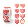 Valentine's Day Heart Paper Stickers X-DIY-I107-02C-1