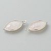 Natural Rose Quartz Pendants G-B009-01P-J-2