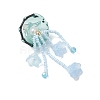 Glass Seed Beaded Jellyfish Big Pendants PALLOY-MZ01166-4