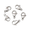 Tarnish Resistant 316 Surgical Stainless Steel Lobster Claw Clasps 316-FL12A-1