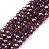 Electroplate Glass Beads Strands EGLA-A044-T3mm-A13-1