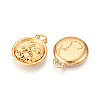 304 Stainless Steel Pendants STAS-N109-148G-08-2