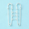 Iron Brooch Findings KK-Q491-S-1