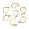 Brass Lever Back Hoop Earrings KK-EC223-C-2