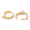 Brass Hoop Earrings Finding KK-M262-1A-G-2
