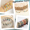 95g 19 colors 11/0 Two Cut Round Hole Glass Seed Beads SEED-SC0001-24-5