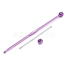 DIY Alloy Beadable Crochet Hooks AJEW-A064-02B-2