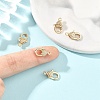 SHEGRACE Brass Lobster Claw Clasps XGRQ58221-767G-4