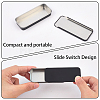9Pcs 3 Colors Slide Top Tinplate Trinket Storage Boxes CON-CP0001-016A-5