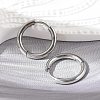 Tarnish Resistant 304 Stainless Steel Huggie Hoop Earring Findings STAS-I097-051B-2