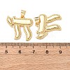 Brass Pendants X-KK-K408-67G-01-3