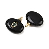 Natural Black Onyx(Dyed & Heated) Pendants KK-B157-42H-10-2