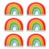 6Pcs Food Grade Eco-Friendly Silicone Focal Beads SIL-YW0001-04F-1