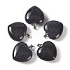 Synthetic Blue Goldstone Pendants GG-CBAA0EE-04P-07-1