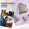 2Pcs 2 Styles Rectangle Gold Stamping Tree of Life Velvet Tarot Storage Drawstring Bags for Divination ABAG-CN0001-53-4