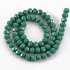Opaque Solid Color Glass Beads Strands X-EGLA-A034-P8mm-D19-2