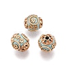 Round Handmade Indonesia Beads IPDL-R394-16-1