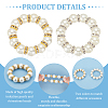 Imitated Pearl Acrylic Napkin Rings AJEW-FH00001-4