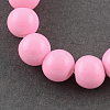 Painted Glass Beads Strands X-DGLA-S071-8mm-37-1