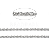 304 Stainless Steel Rope Chains CHS-G027-08C-P-2