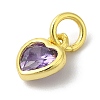 925 Sterling Silver Birthstone Charms STER-M0120-02G-G-2