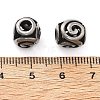 304 Stainless Steel European Beads STAS-V008-38AS-3
