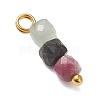Natural Colorful Tourmaline Pendants PALLOY-JF04795-4
